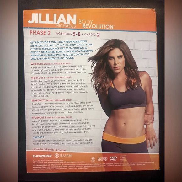 New! Jillian Michaels Body Revolution 90 - Day Weight Loss Program - Picture 9 of 13